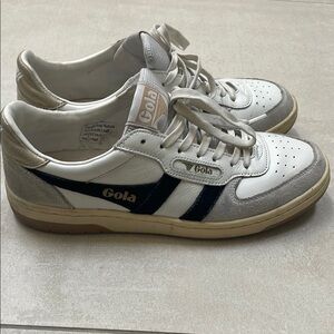 Gola White and Black Sneakers